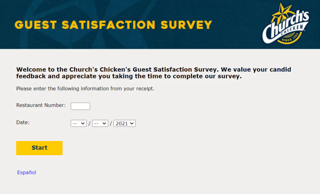 churchs-chicken-guest-satisfaction-survey-welcome